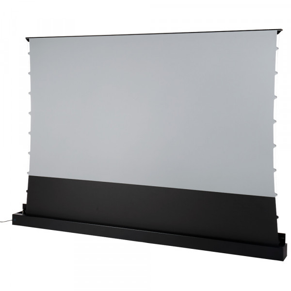 Écran de projection de sol motorisé celexon HomeCinema Plus à Haut Contraste 243 x 137 cm, 110" - CLR UST, noir