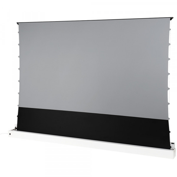 Écran de projection de sol motorisé celexon HomeCinema Plus à Haut Contraste 221 x 124 cm, 100" - CLR UST, blanc