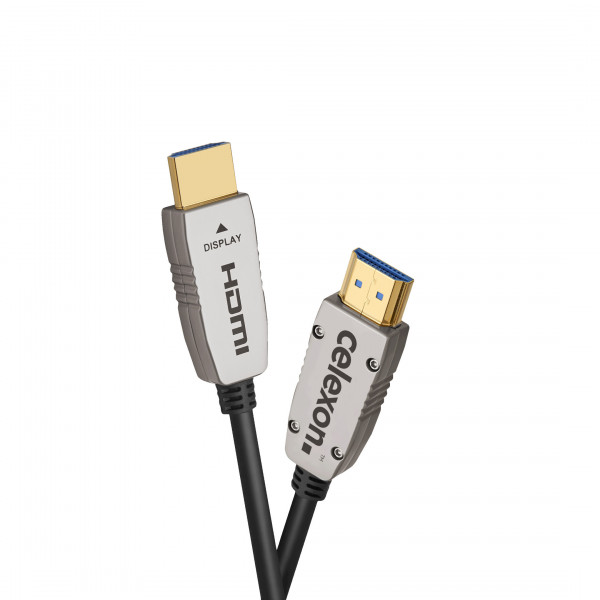 Câble actif HDMI 2.0b celexon UHD à Fibre Optique 15 m, noir
